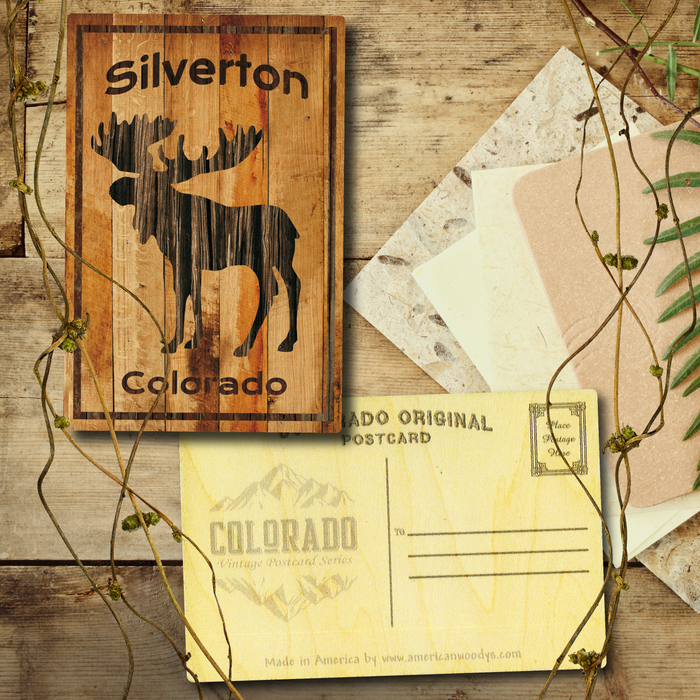 Silverton Standing Moose Postcard