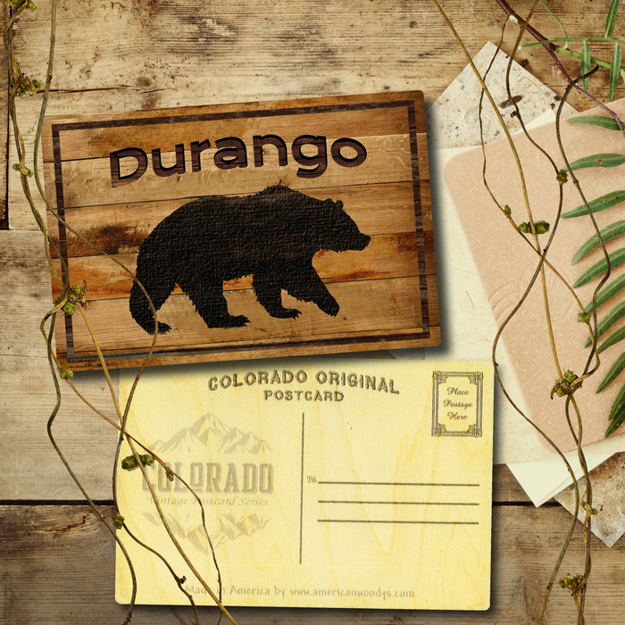 Durango Black Bear Postcard