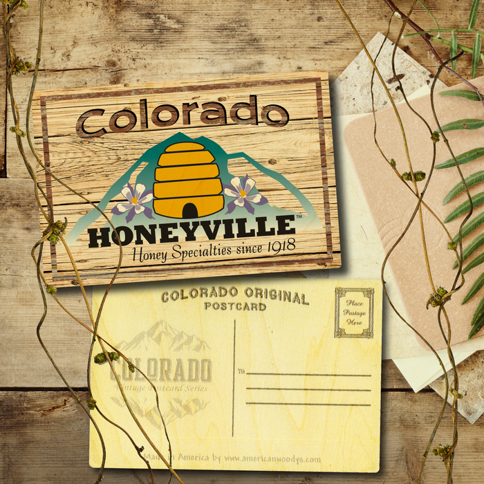 Honeyville Logo Card Postcard