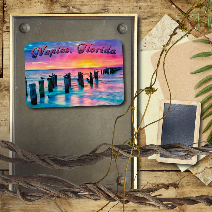 Naples Old Pier Magnet