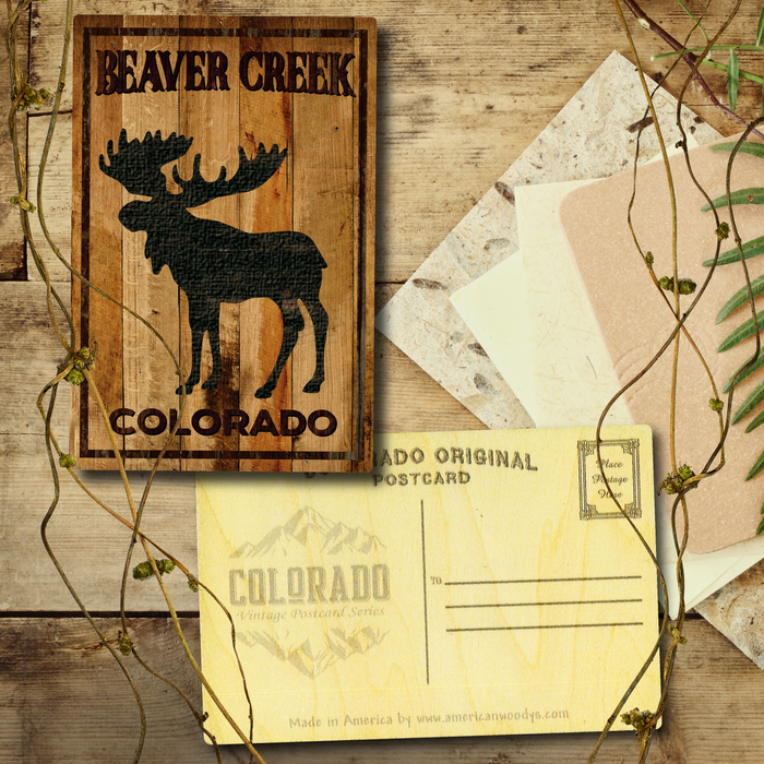 Beaver Creek Standing Moose Postcard