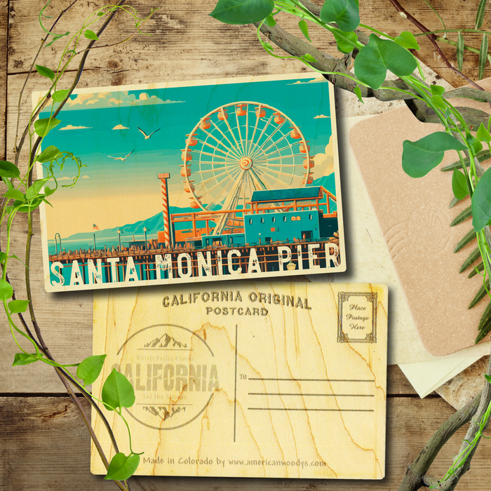 Santa Monica Pier Spring Postcard