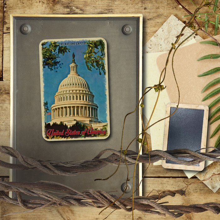 United States Capitol Dome Magnet