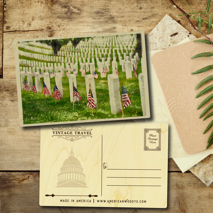 Remebering Who Served Postcard