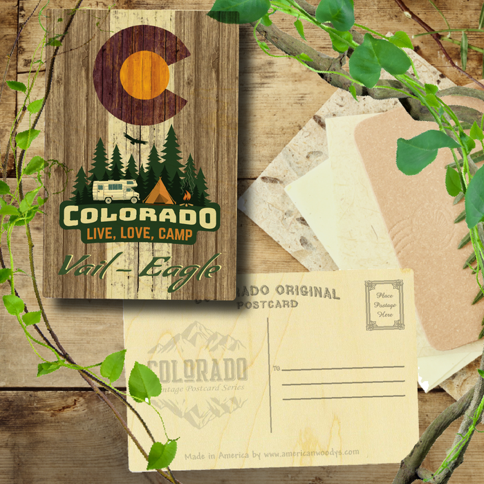 Vail Camping Flag Brown