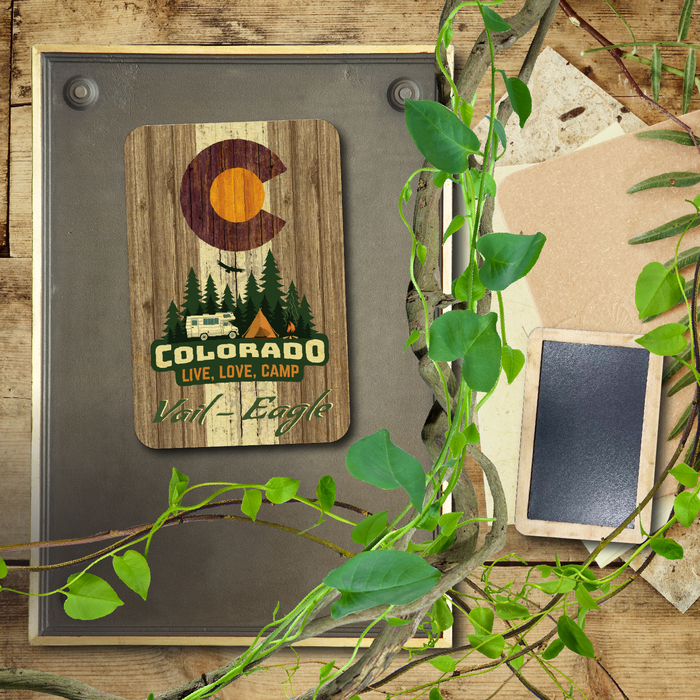 Vail Camping Flag Brown