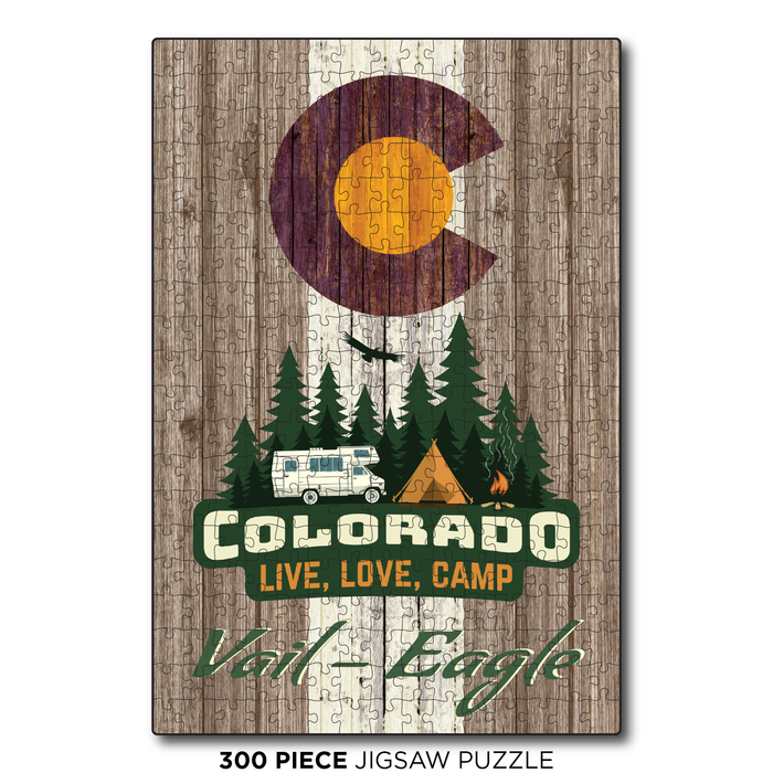 Vail Camping Flag Brown