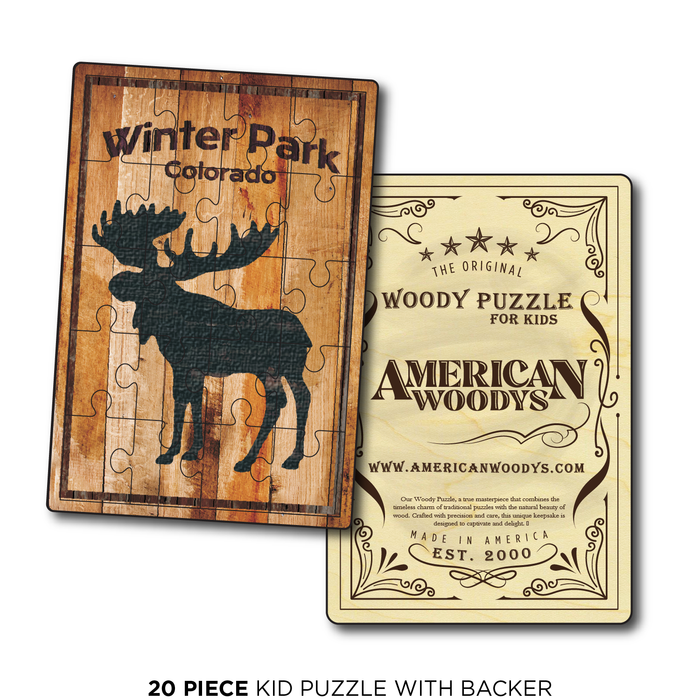 Winter Park Standing Moose