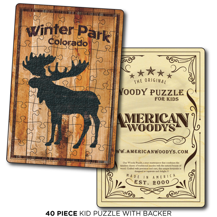 Winter Park Standing Moose