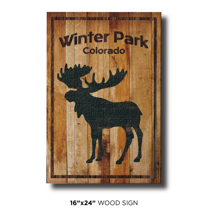 Winter Park Standing Moose