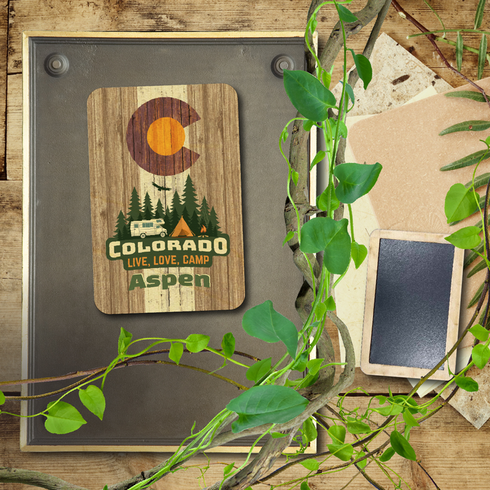 Aspen Camping Flag  Brown