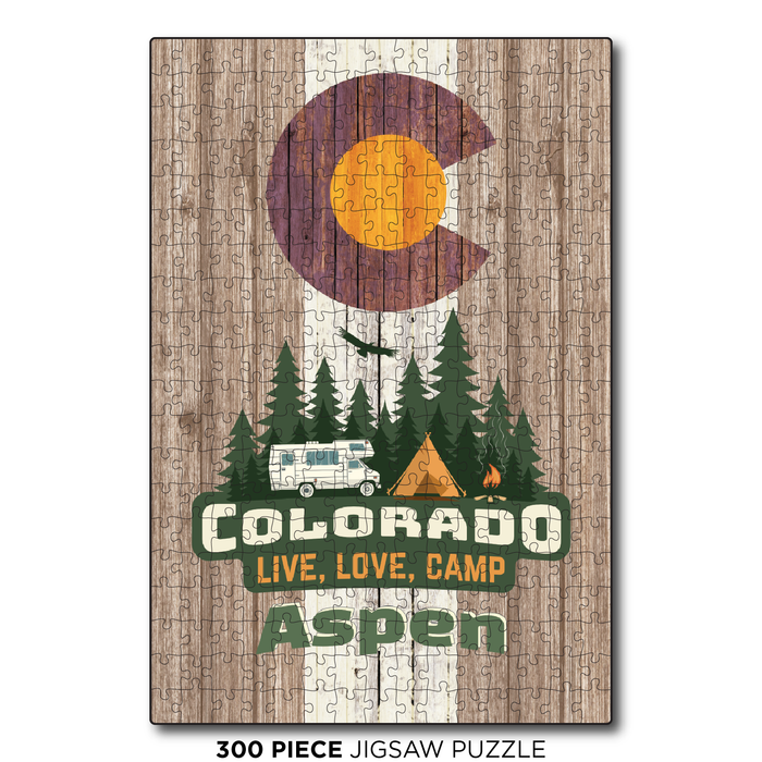 Aspen Camping Flag  Brown