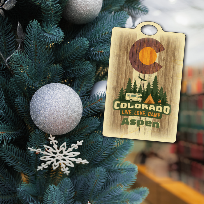 Aspen Camping Flag  Brown