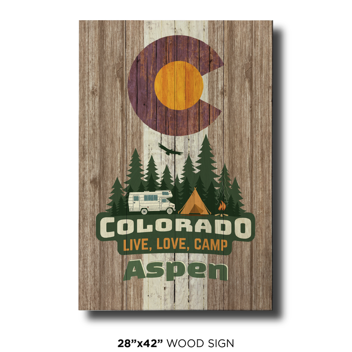 Aspen Camping Flag  Brown