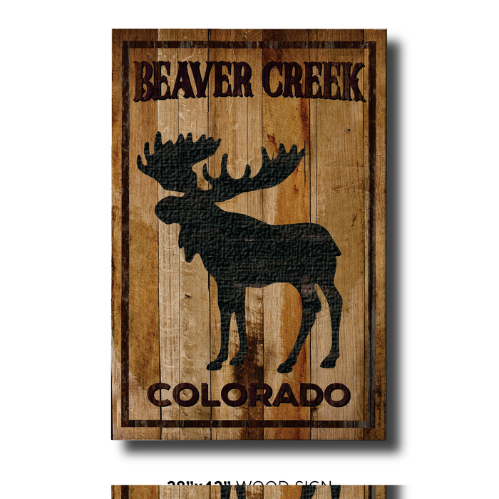 Beaver Creek Standing Moose