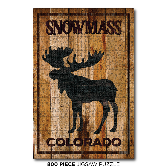 Snowmass Standing Moose