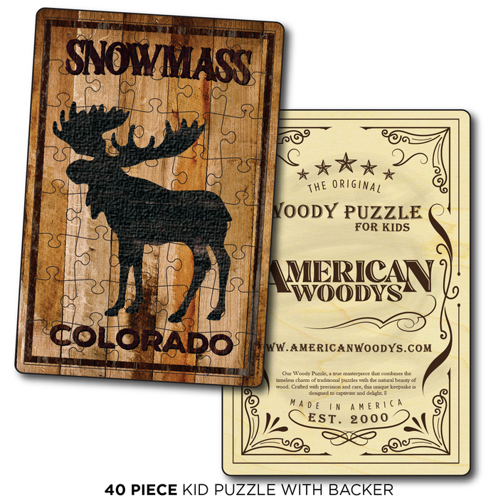 Snowmass Standing Moose