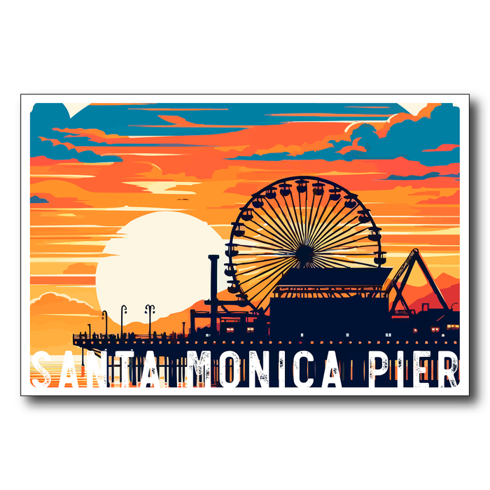 Santa Monica Pier Sunset