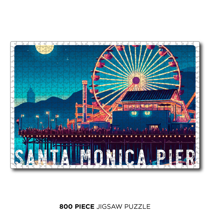 Santa Monica Pier Nighttime