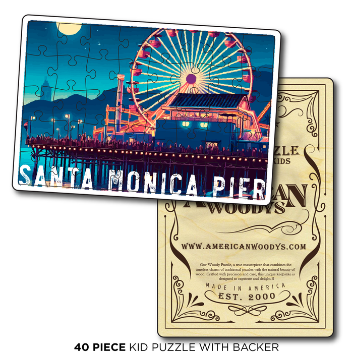 Santa Monica Pier Nighttime