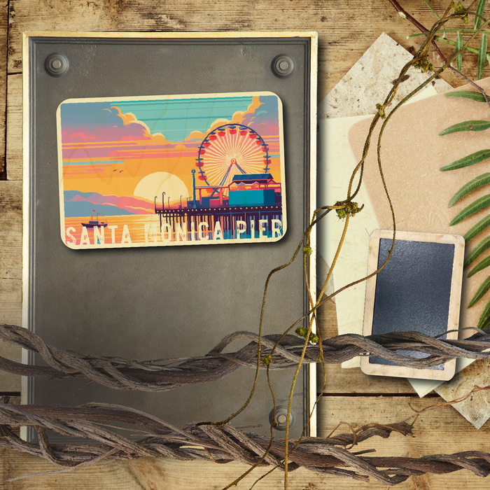 Santa Monica Pier Pastels