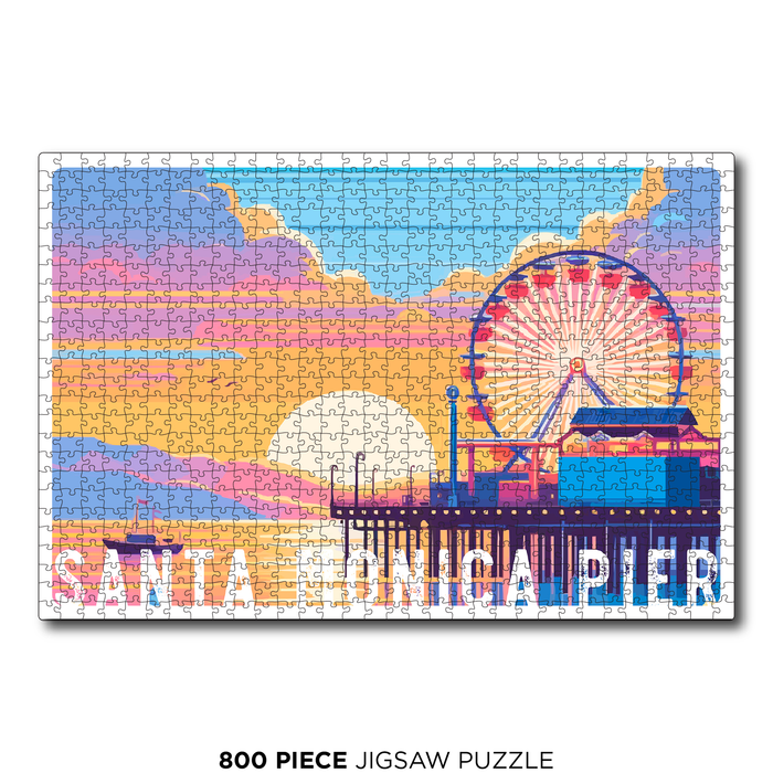 Santa Monica Pier Pastels