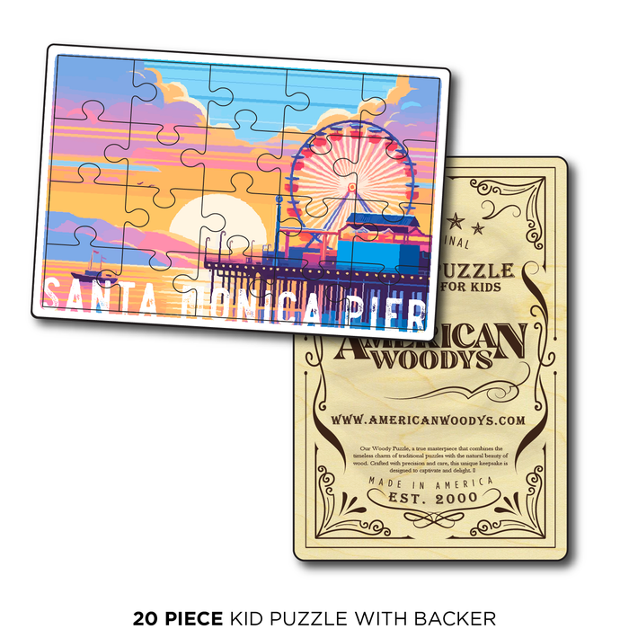 Santa Monica Pier Pastels