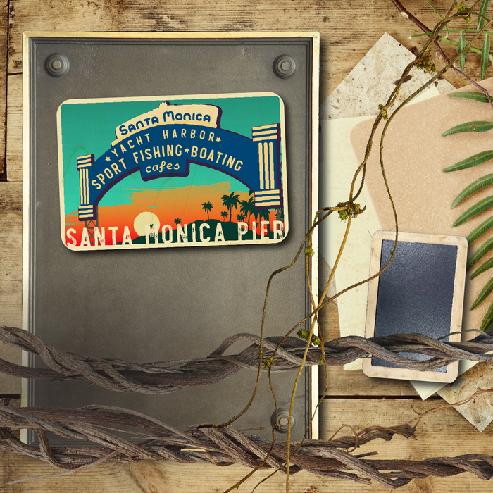 Santa Monica Pier Sign