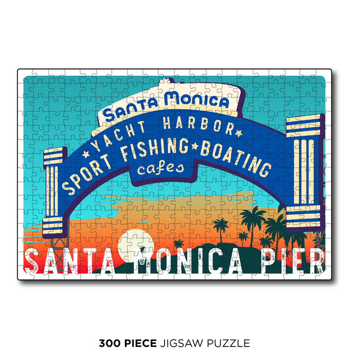Santa Monica Pier Sign