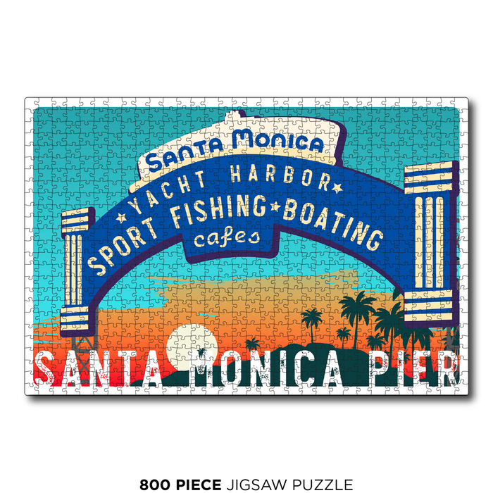 Santa Monica Pier Sign
