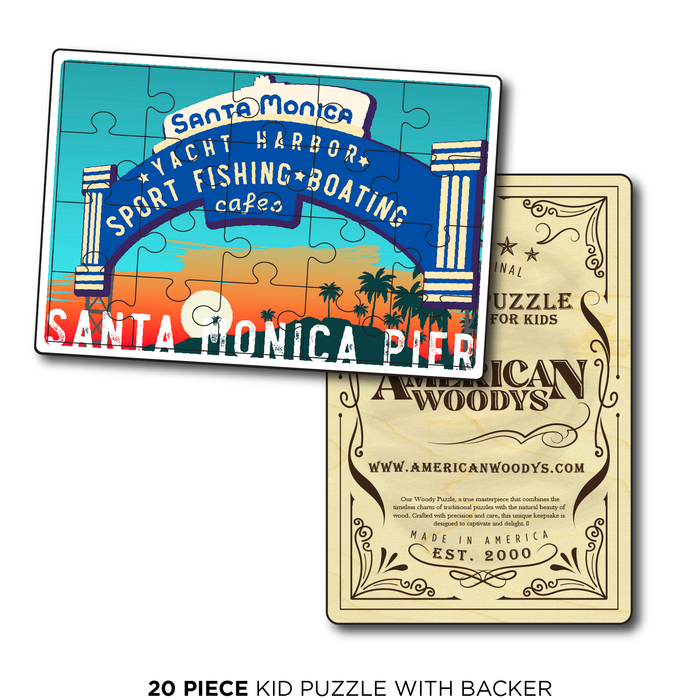 Santa Monica Pier Sign