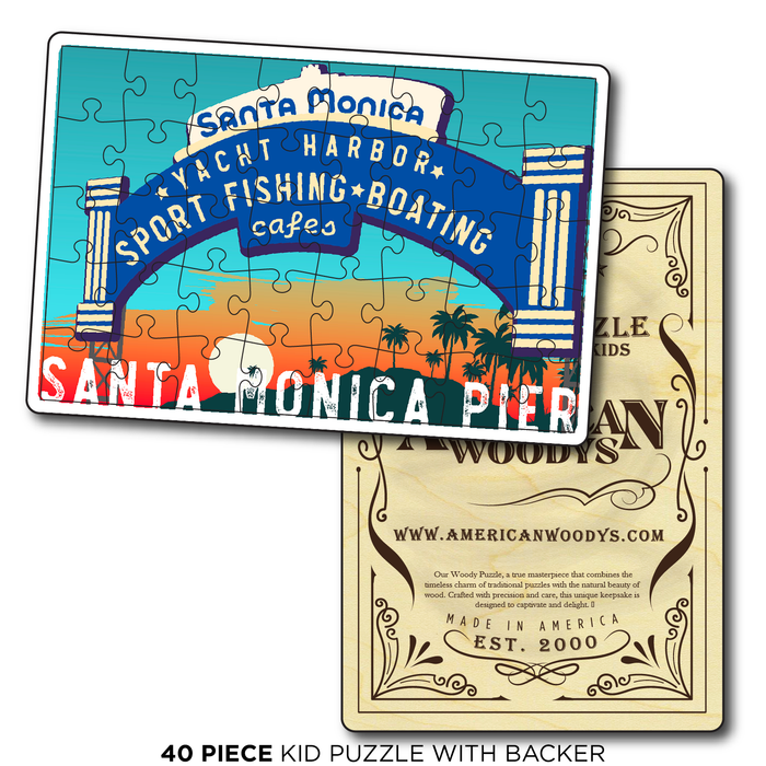 Santa Monica Pier Sign