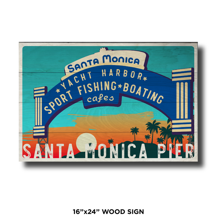 Santa Monica Pier Sign