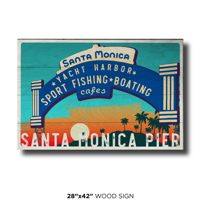 Santa Monica Pier Sign