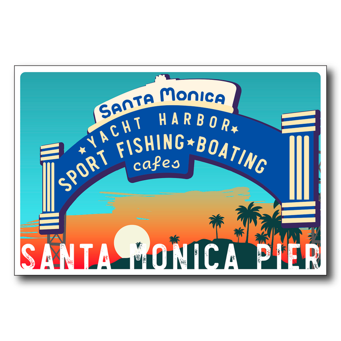 Santa Monica Pier Sign