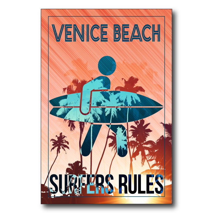Surfers Rules Venice Beach
