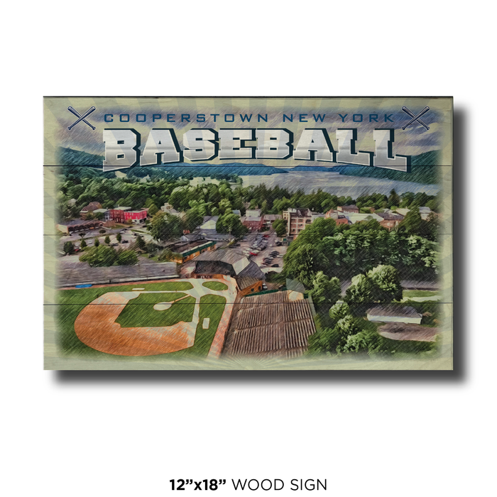Cooperstown in Pencil