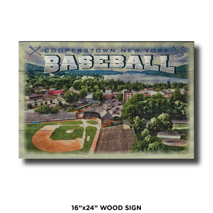 Cooperstown in Pencil