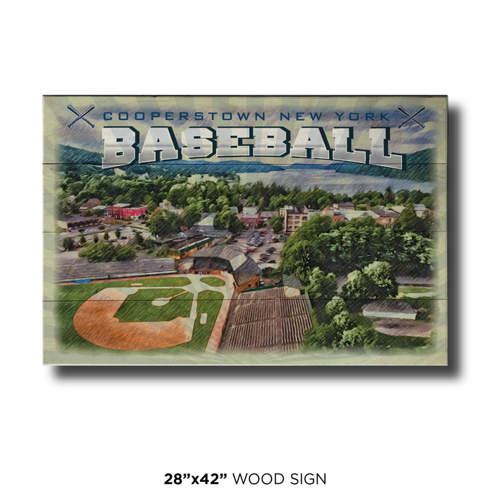 Cooperstown in Pencil