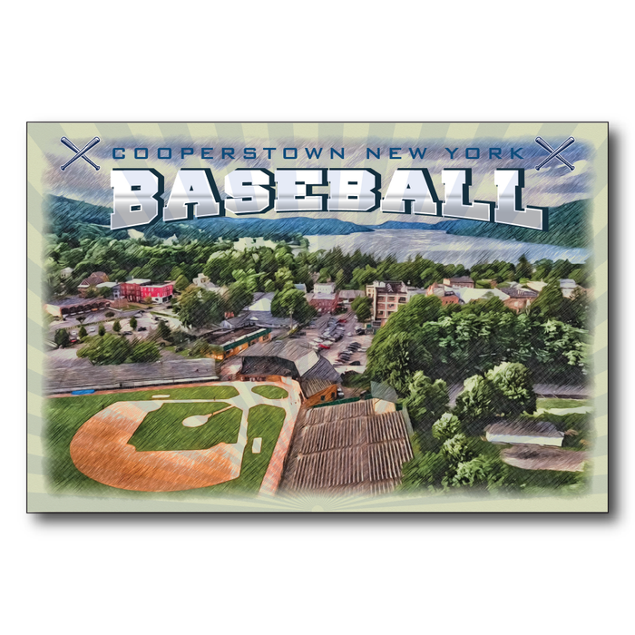 Cooperstown in Pencil