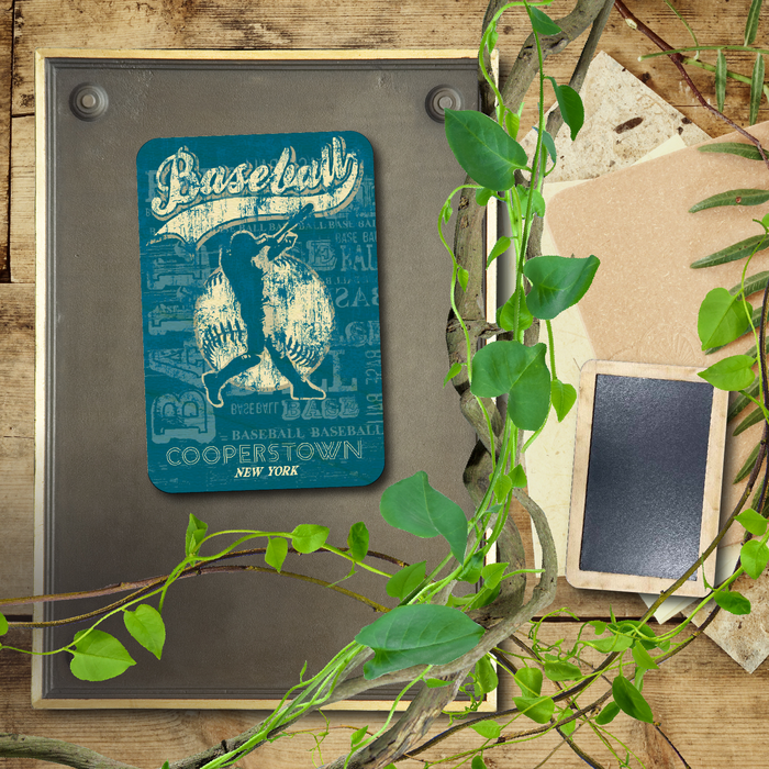 Blue Baseball Cooperstown