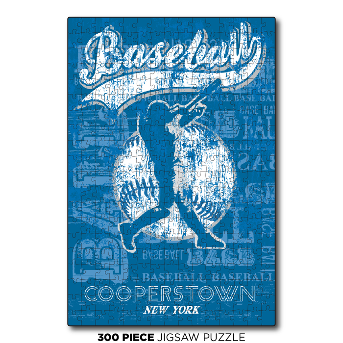 Blue Baseball Cooperstown