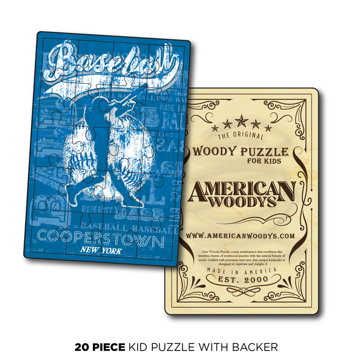 Blue Baseball Cooperstown