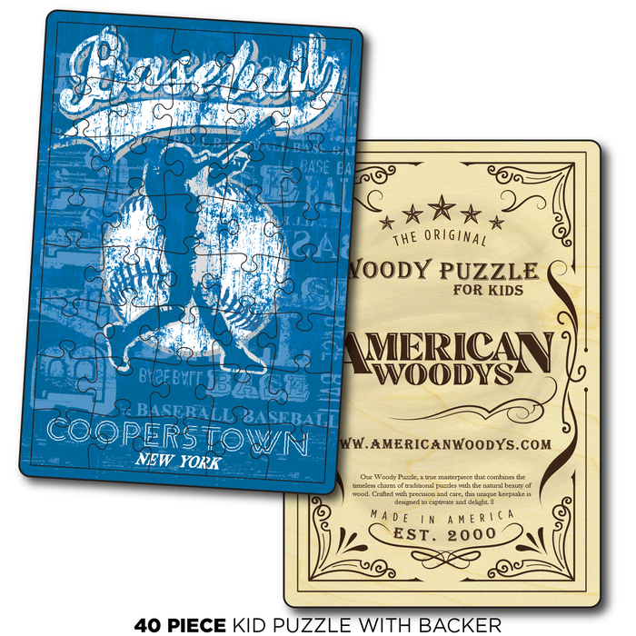 Blue Baseball Cooperstown