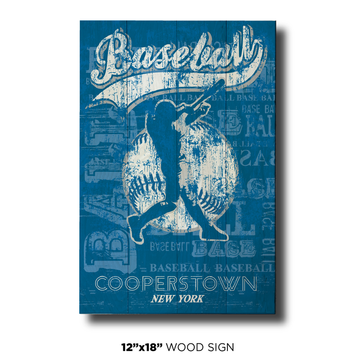 Blue Baseball Cooperstown