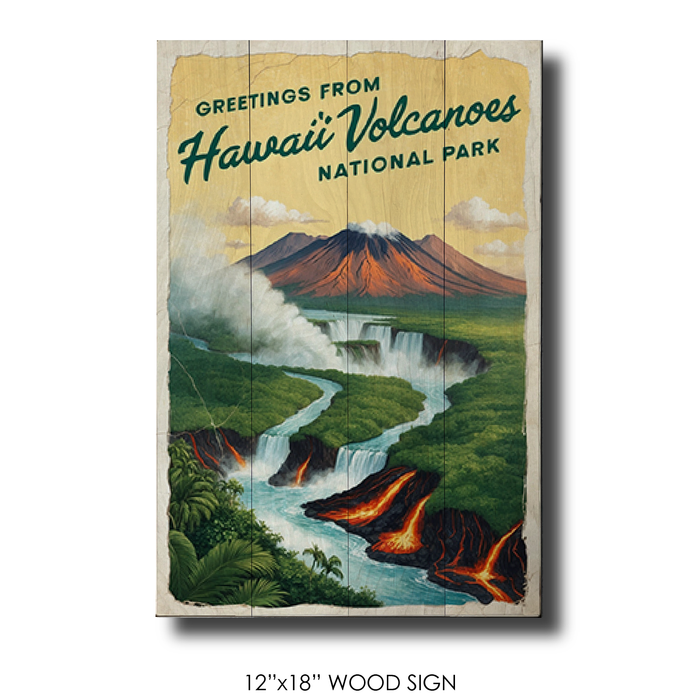 Greetings from  Hawaii Valcanoes