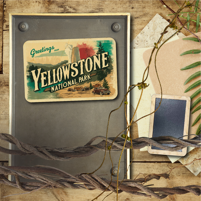 Greetings from Yellowstone Landscape