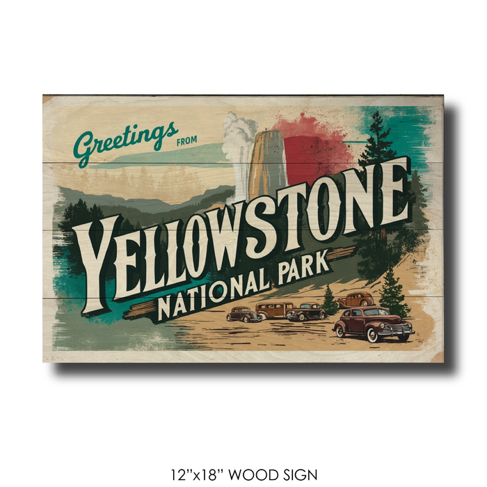 Greetings from Yellowstone Landscape