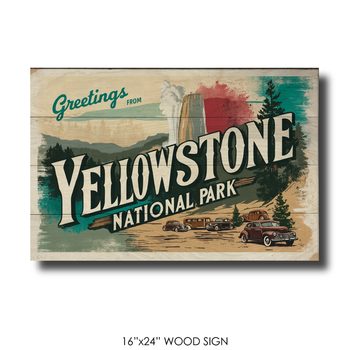 Greetings from Yellowstone Landscape