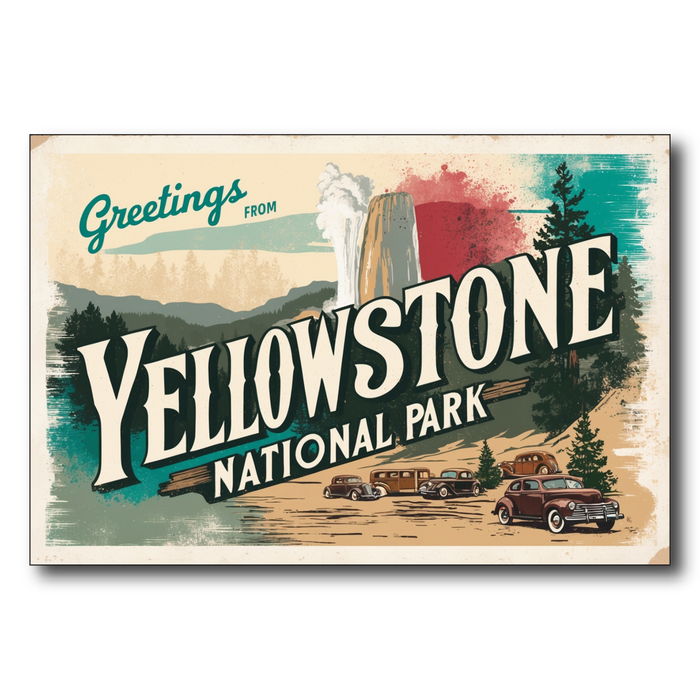 Greetings from Yellowstone Landscape